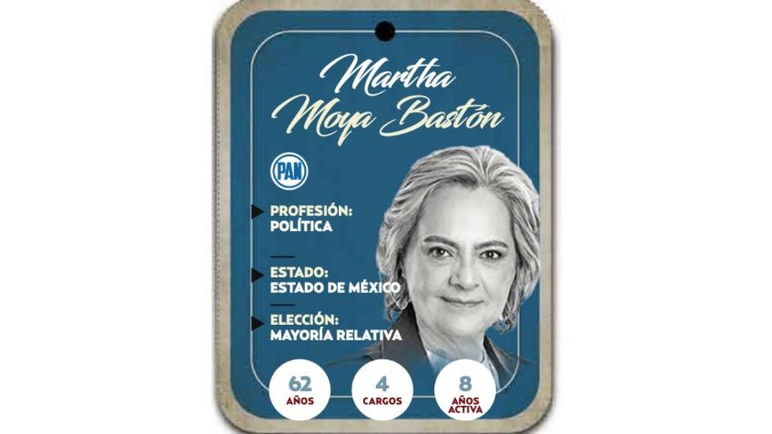 ¿Quién es Martha Moya Bastón? Diputada por mayoría relativa del PAN