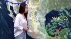 Presentadora del clima se viraliza por afirmar que un huracán tiene vientos de 175 mil km por hora: VIDEO