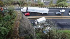 VIDEO: carambola en carretera Chamapa-Lechería deja 2 lesionados y caos vial