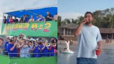 Alan, vocalista de Banda MS, sorprende a turistas en Mazatlán con concierto “privado” desde su yate: VIDEO