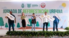 Evelyn Salgado encabeza la Jornada de Reforestación Urbana en Acapulco