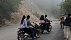 VIDEO: se desprende cerro en la Sierra de Chiapas, fue provocado por las lluvias