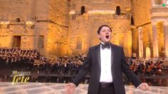 Ovacionan al tenor Arturo Chacón en el teatro romano de Orange en Francia