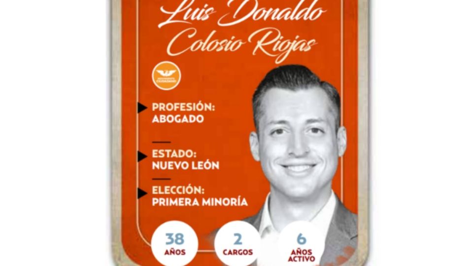 Luis Donaldo Colosio Riojas tiene 38 años