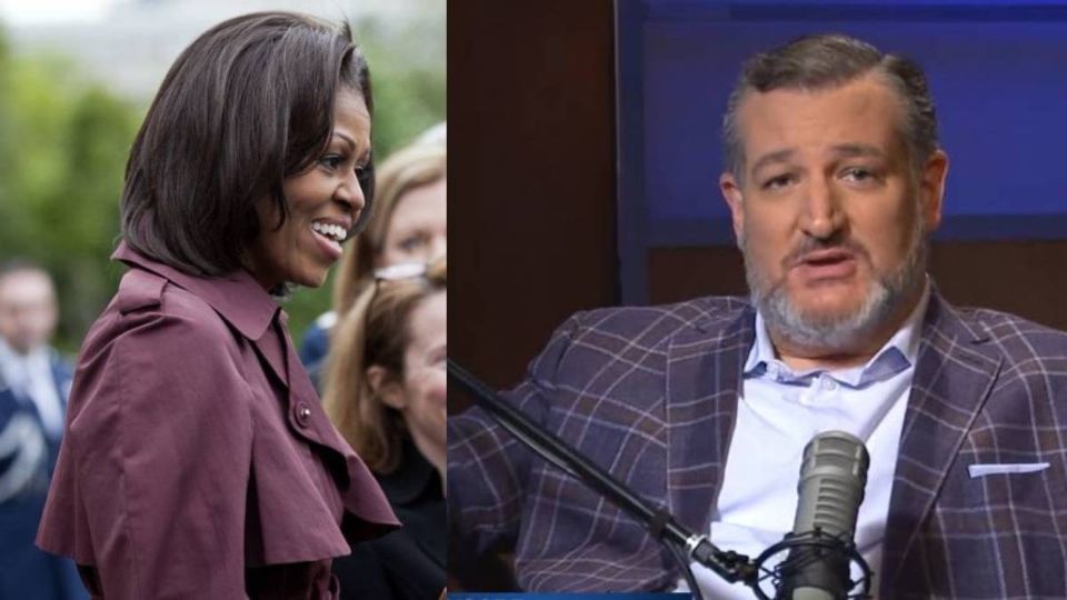 Ted Cruz candidateó a Michelle Obama como reemplazo de Joe Biden.