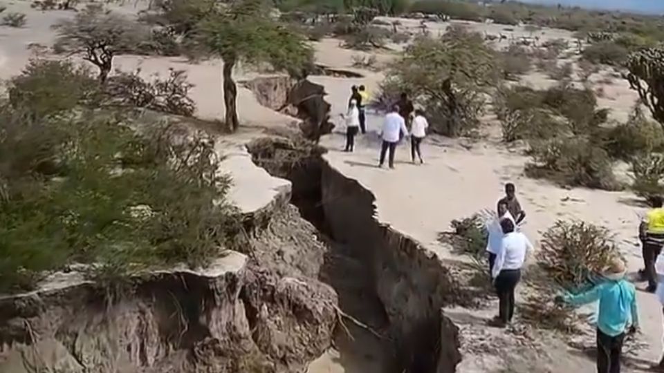 Se abre enorme grieta en Tamaulipas