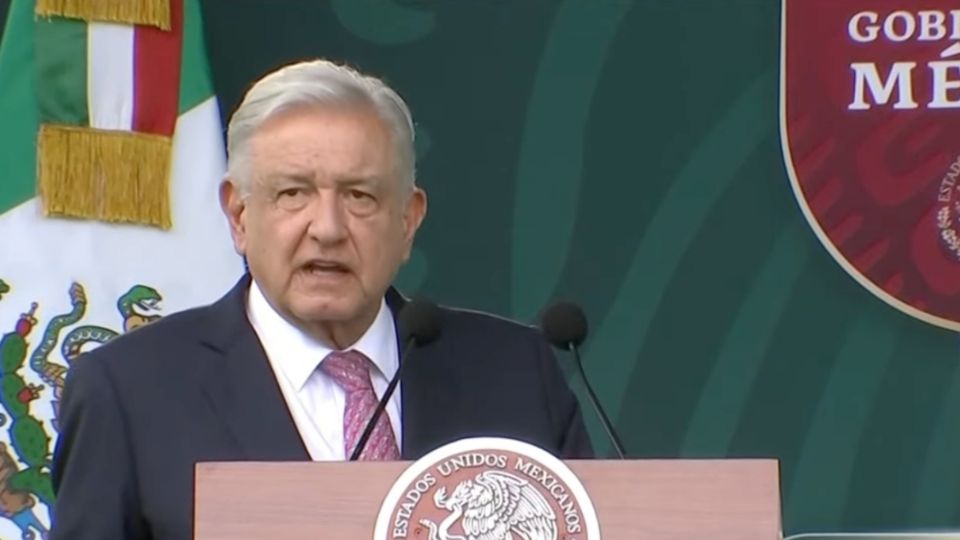 AMLO durante ceremonia por la creación de la Guardia Nacional