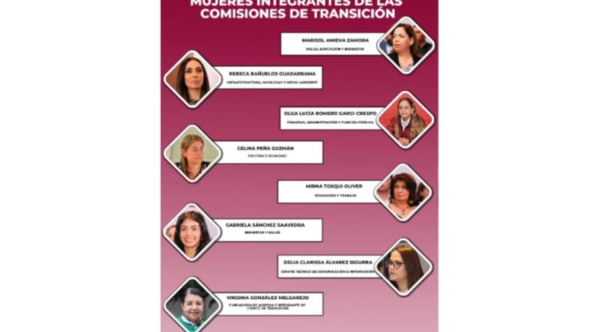 Mujeres lideran la transición hacia el gobierno de Alejandro Armenta