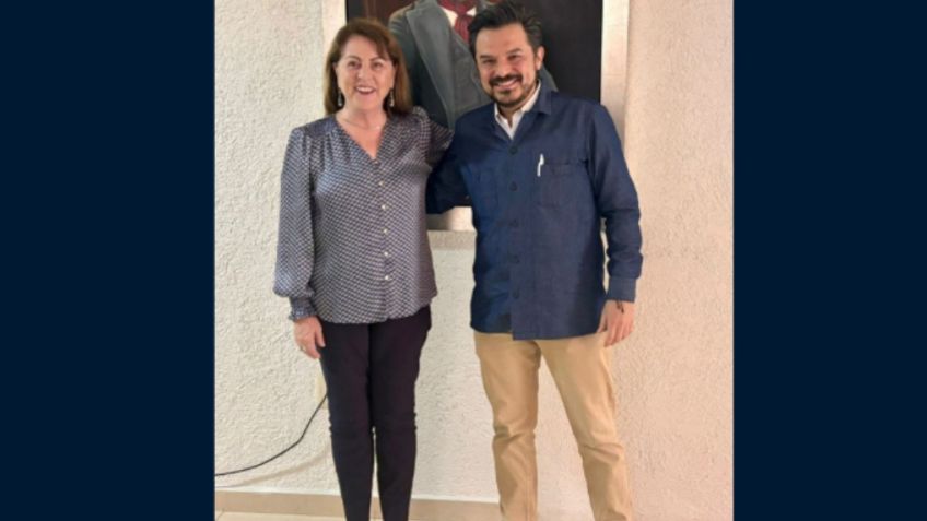 Zoé Robledo se reúne con la gobernadora electa de Morelos