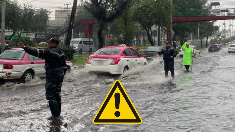 Algunas zonas del país sufrirán grandes inundaciones durante este domingo. Fuente: El Heraldo de México