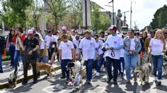 Delfina Gómez Álvarez promueve el bienestar animal con caminata y caravanas de atención a mascotas y animales en situación de calle