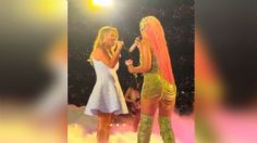 VIDEO: Amaia Montero reaparece junto a Karol G en concierto de Madrid