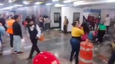 Vendedores ambulantes protagonizan batalla campal en el Metro Hidalgo: VIDEO