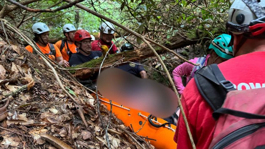 Rescatan a hombre de 48 años que estuvo dos semanas perdido en montaña de Kentucky