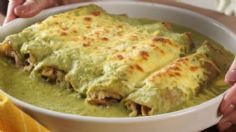 Preparé la receta secreta de enchiladas suizas de Jauja Cocina y me quedaron deliciosas