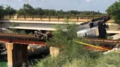 Se descarrila tren en Reynosa Tamaulipas, 16 vagones caen de las vías