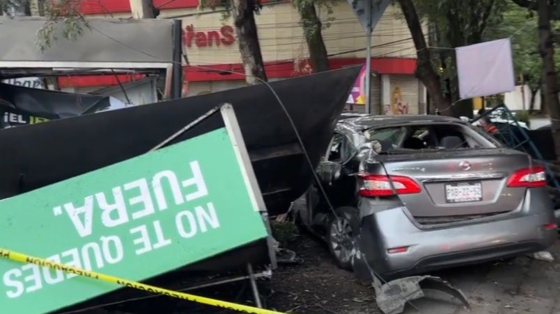 El conductor del vehículo ya fue detenido.