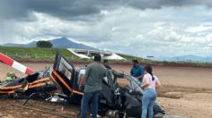 VIDEO: momento exacto en que cae helicóptero en autopista Guadalajara-Colima: hay cuatro heridos