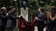 Homenajea Martí Batres a Porfirio Muñoz Ledo con develación de busto en el marco del 91 aniversario de su natalicio