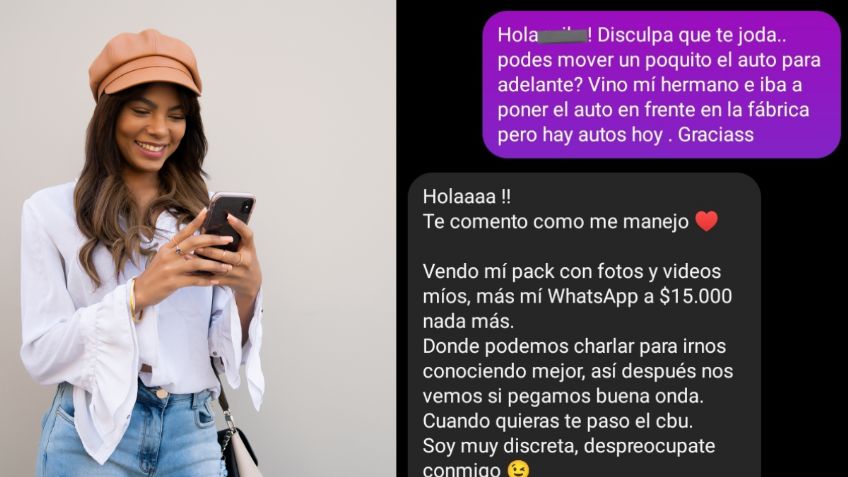 “Vendo mi pack con fotos”: argentino le pidió a su vecina que moviera su auto y la respuesta lo sorprendió