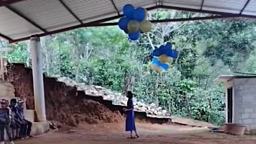 VIDEO: Sólo una alumna logra graduarse de primaria de Santa Catarina, Chiapas