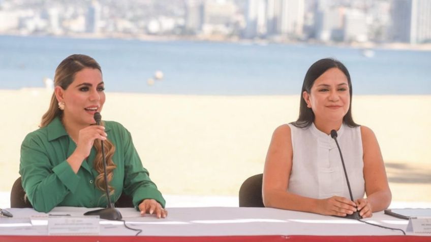 Ariadna Montiel y Evelyn Salgado anuncian el inicio del programa “Juntos pintamos Acapulco”