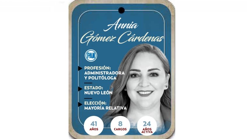 ¿Quién es Annia Gómez Cárdenas? Próxima diputada del PAN por Mayoría Relativa