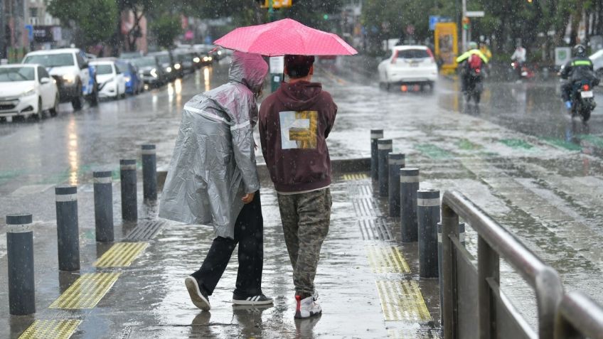 Onda tropical 15: activan alerta amarilla por granizo y fuertes lluvias en CDMX y Edomex