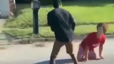 Adolescente sin piernas da paliza a otro joven: VIDEO