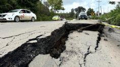 Intensas lluvias provocan grieta en carretera Tenango-Tenancingo