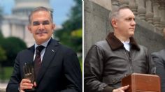 Adrián Rubalcava y Miguel Ángel Mancera reciben premio de organización de ultra derecha vs tráfico de personas en un evento en Washington