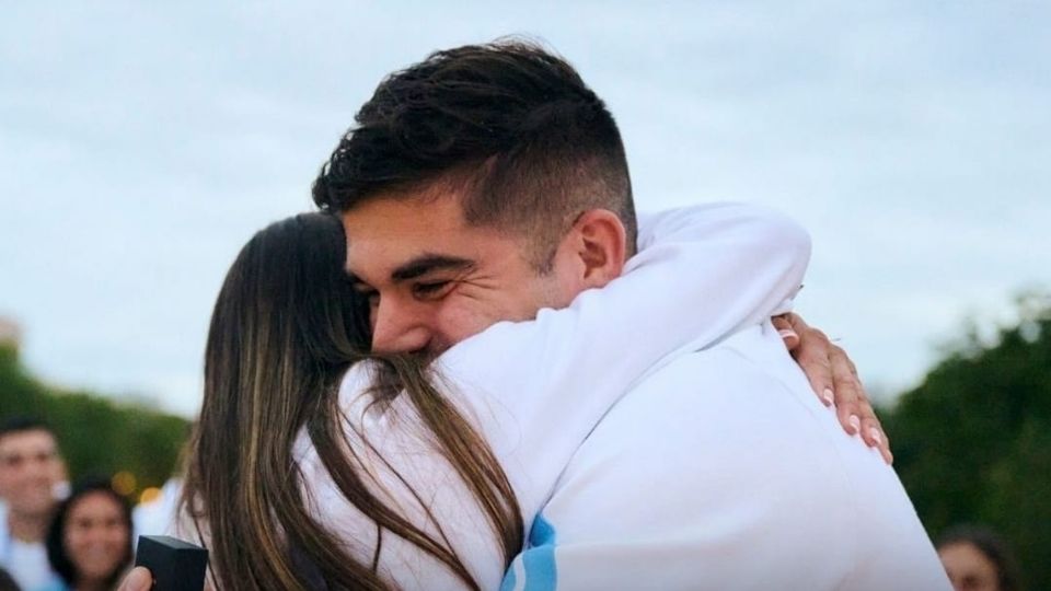 Pilar le dio el sí a su novio a dos días de comenzar los Juegos Olímpicos