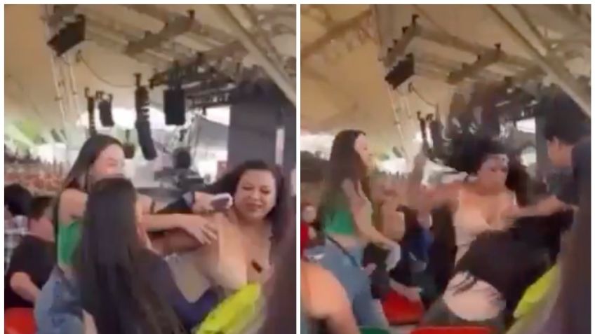 Fans de Junior H se pelean en pleno concierto del cantante por un lugar: VIDEO