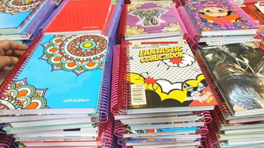 La calle del centro de la CDMX con cuadernos desde 10 pesos para el próximo regreso a clases