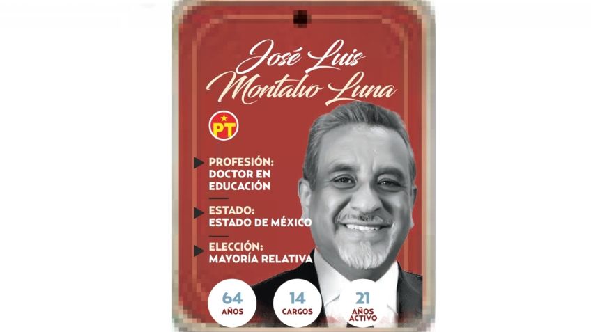 ¿Quién es José Luis Montalvo Luna? Próximo diputado del PT por Mayoría Relativa