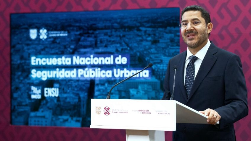 CDMX se ubica en el nivel más bajo de percepción de inseguridad de las mujeres: Martí Batres