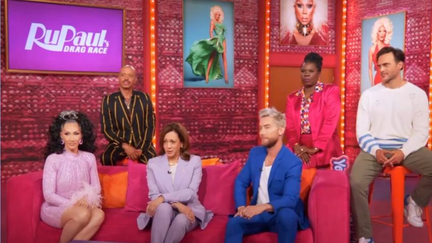 “Tu voto es poder”, aseguró Kamala Harris en su aparición en el programa RuPaul’s Drag Race