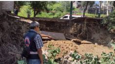 Reportan deslave en avenida principal de San Pedro Atocpan, Milpa Alta: ¿hasta cuándo estará cerrada?