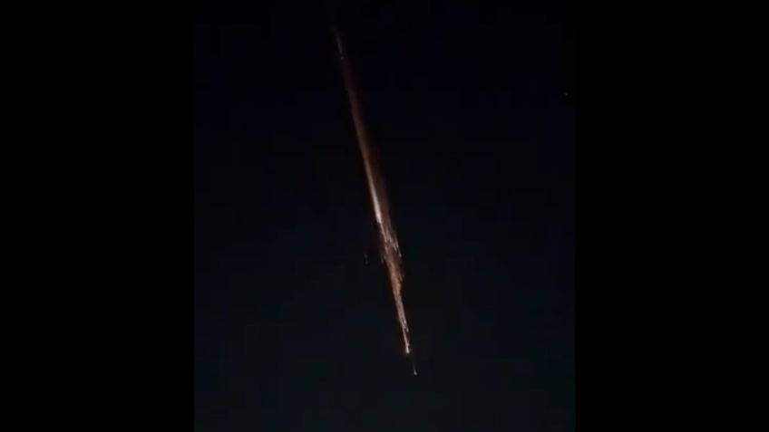 VIDEO: Meteorito ilumina los cielos de Chihuahua y se desintegra en la atmósfera