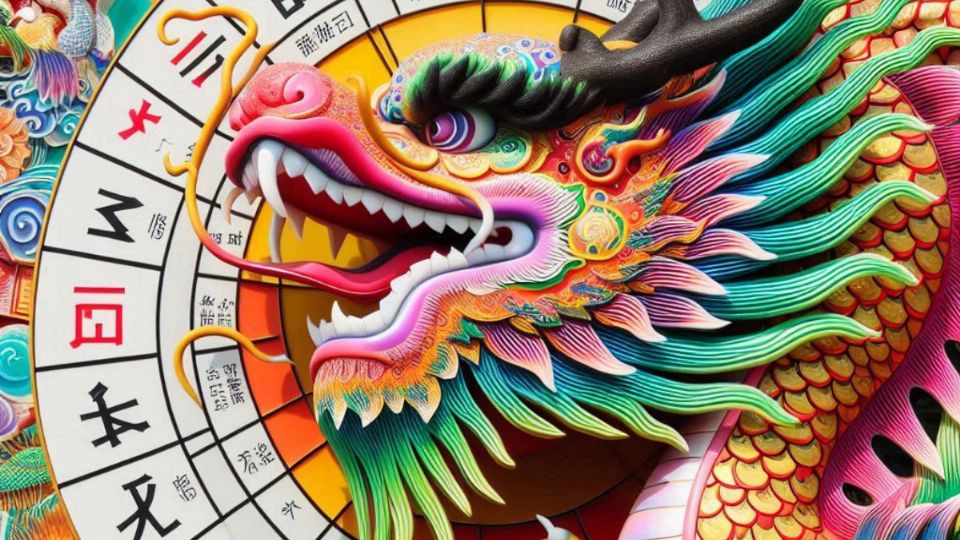 Dragón chino del horóscopo oriental. Fuente: producción El Heraldo de México