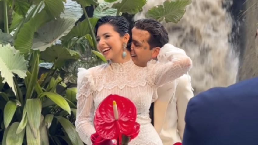 Salen a la luz nuevas imágenes de la boda de Ángela Aguilar y Nodal: VIDEO