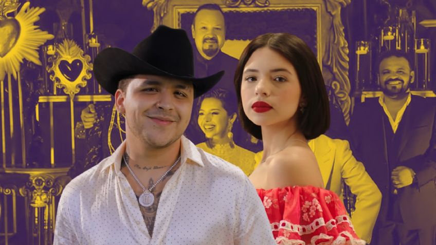 Así reinterpretaron su dueto Ángela Aguilar y Christian Nodal en plena boda: "ya no te corrió mi papá"