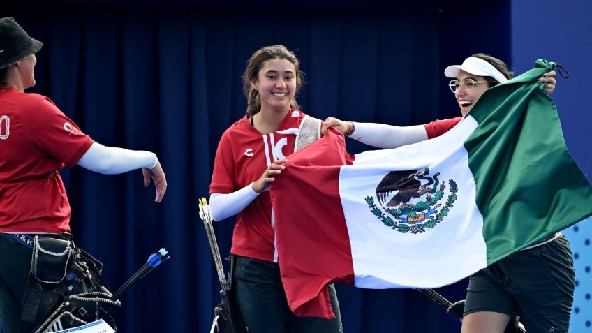 México hace historia al llevarse la medalla de bronce en tiro con arco durante París 2024