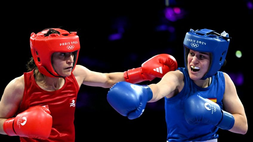 Fátima Herrera debutó en París 2024 con una victoria en boxeo frente a la española Laura Fuertes