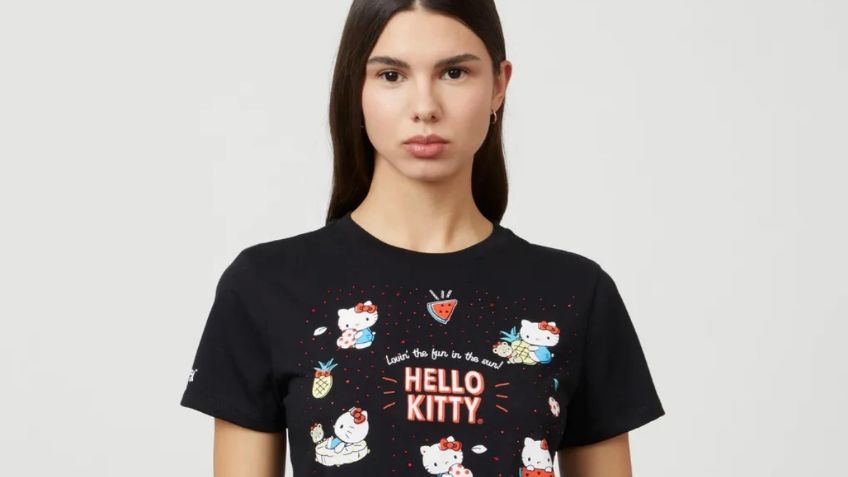 Revelan la nueva colección de ropa de Hello Kitty que los amantes de esta gatita  pueden comprar con menos de 400 pesos