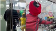 VIDEO: quieren ver Deadpool y Wolverine disfrazados pero policía les niega la entrada al cine