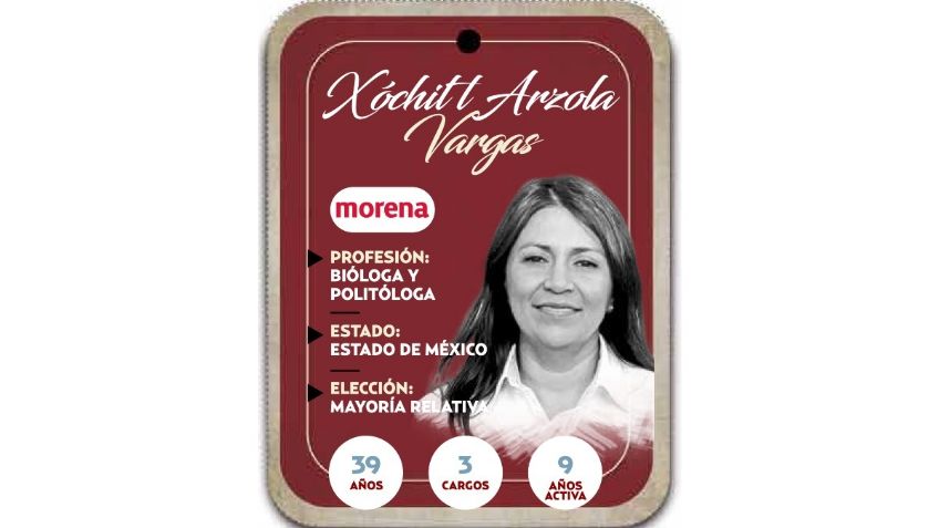 ¿Quién es Xóchitl Arzola Vargas? Diputada por Mayoría Relativa de Morena