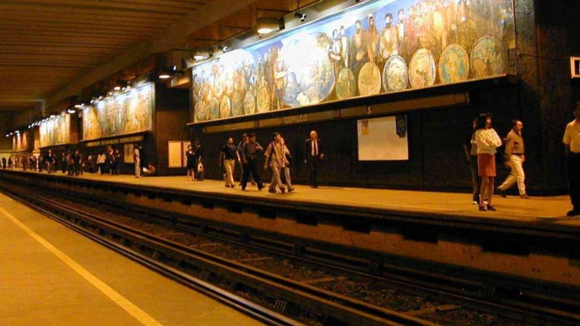 VIDEO: se arroja persona a las vías del Metro en la estación Copilco de Línea 3