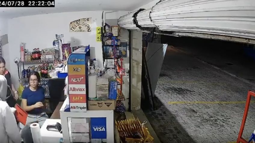 Captan asalto a punta de pistola contra tienda de abarrotes en Cuernavaca, Morelos