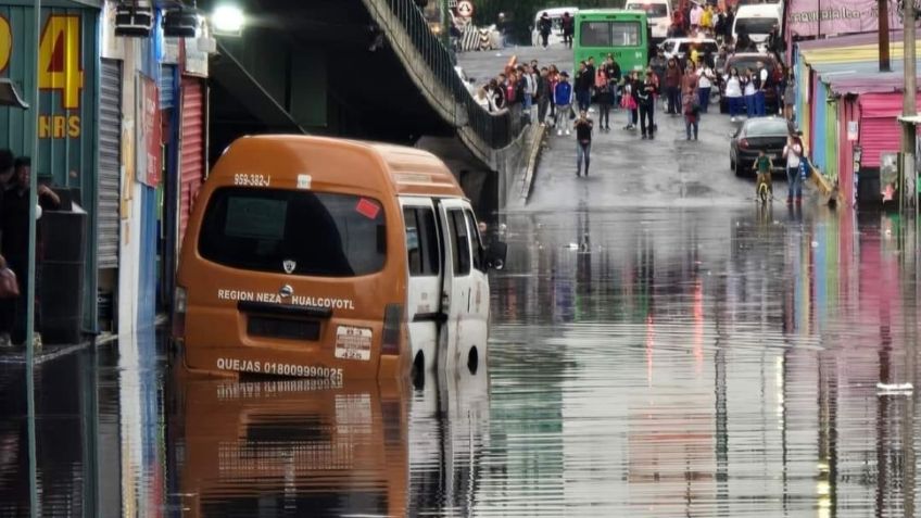 VIDEO: lluvias en CDMX dejan severas inundaciones en Ermita Iztapalapa